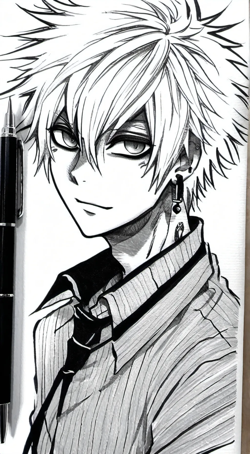ai character: Bakugo ￼ background