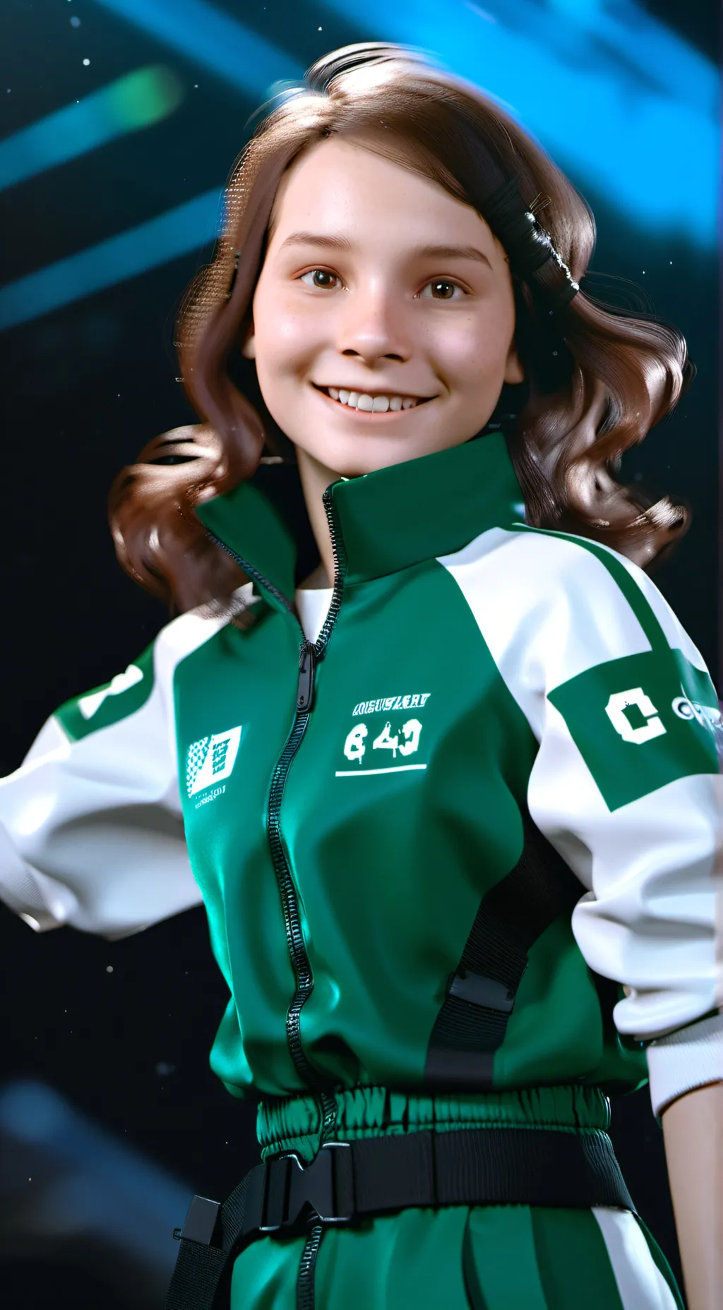 ai character: me squid games background