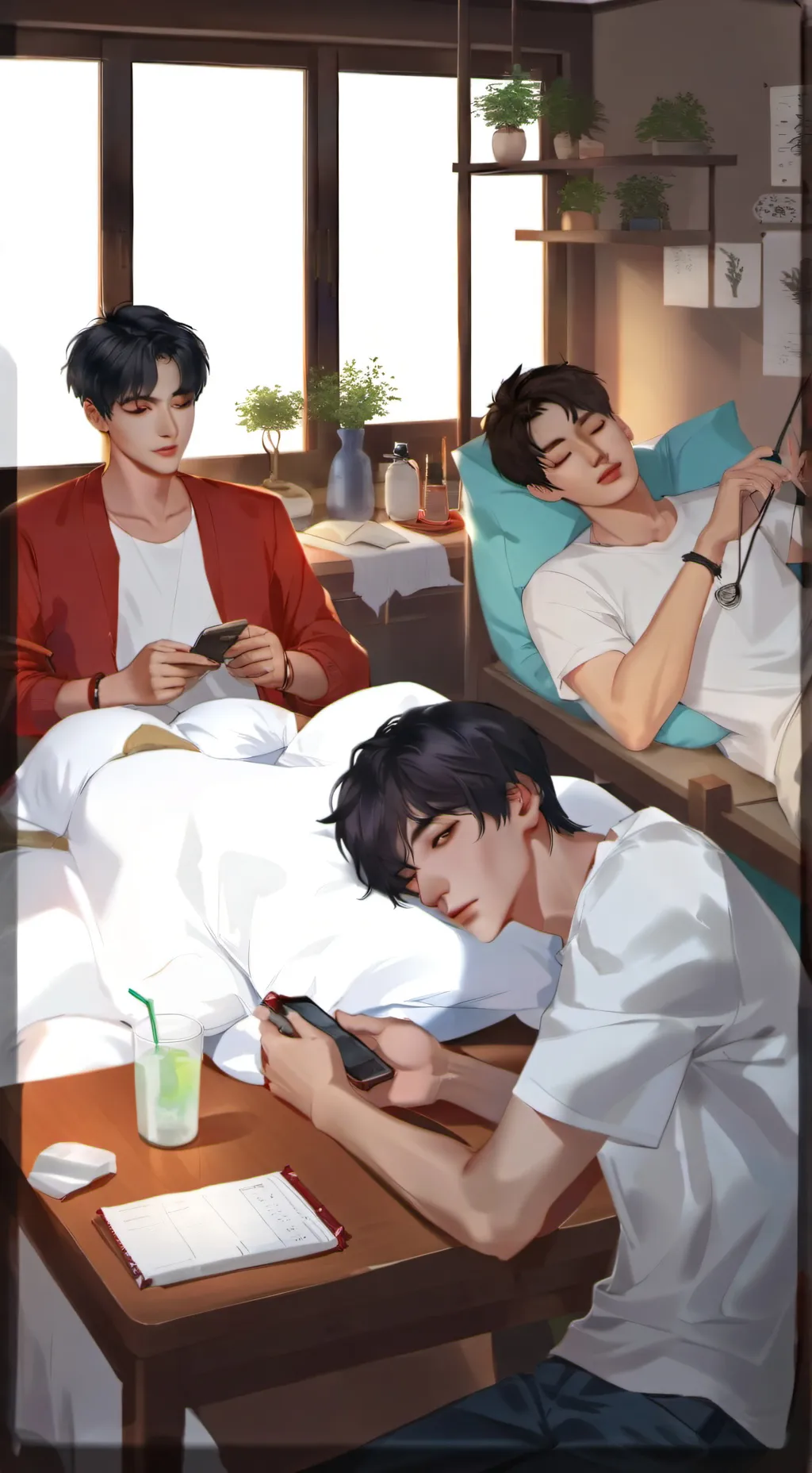 ai character: The 3 brothers🌺 background