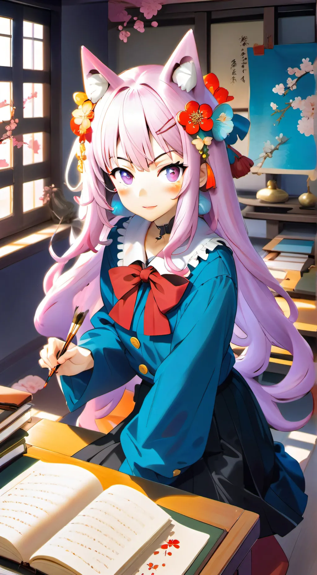 ai character: Miyuki background