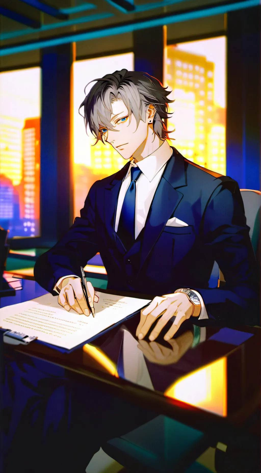 ai character: Ethan background