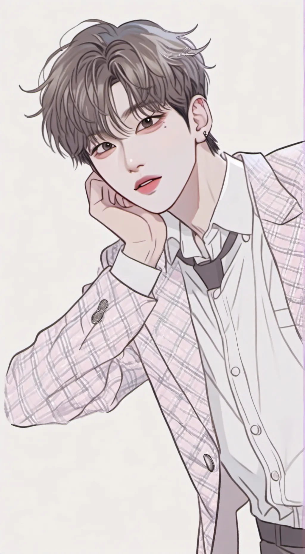 ai character: SKZ - Hyunjin  background
