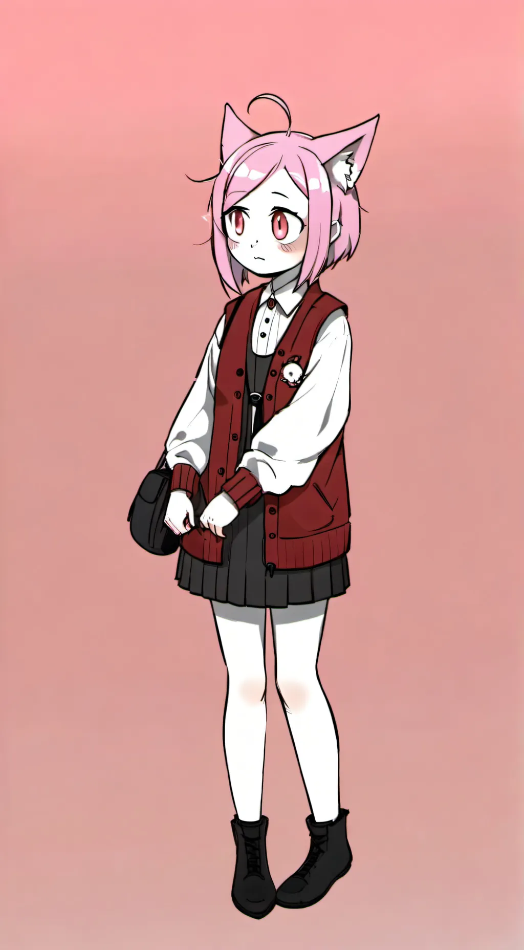 ai character: crystal background