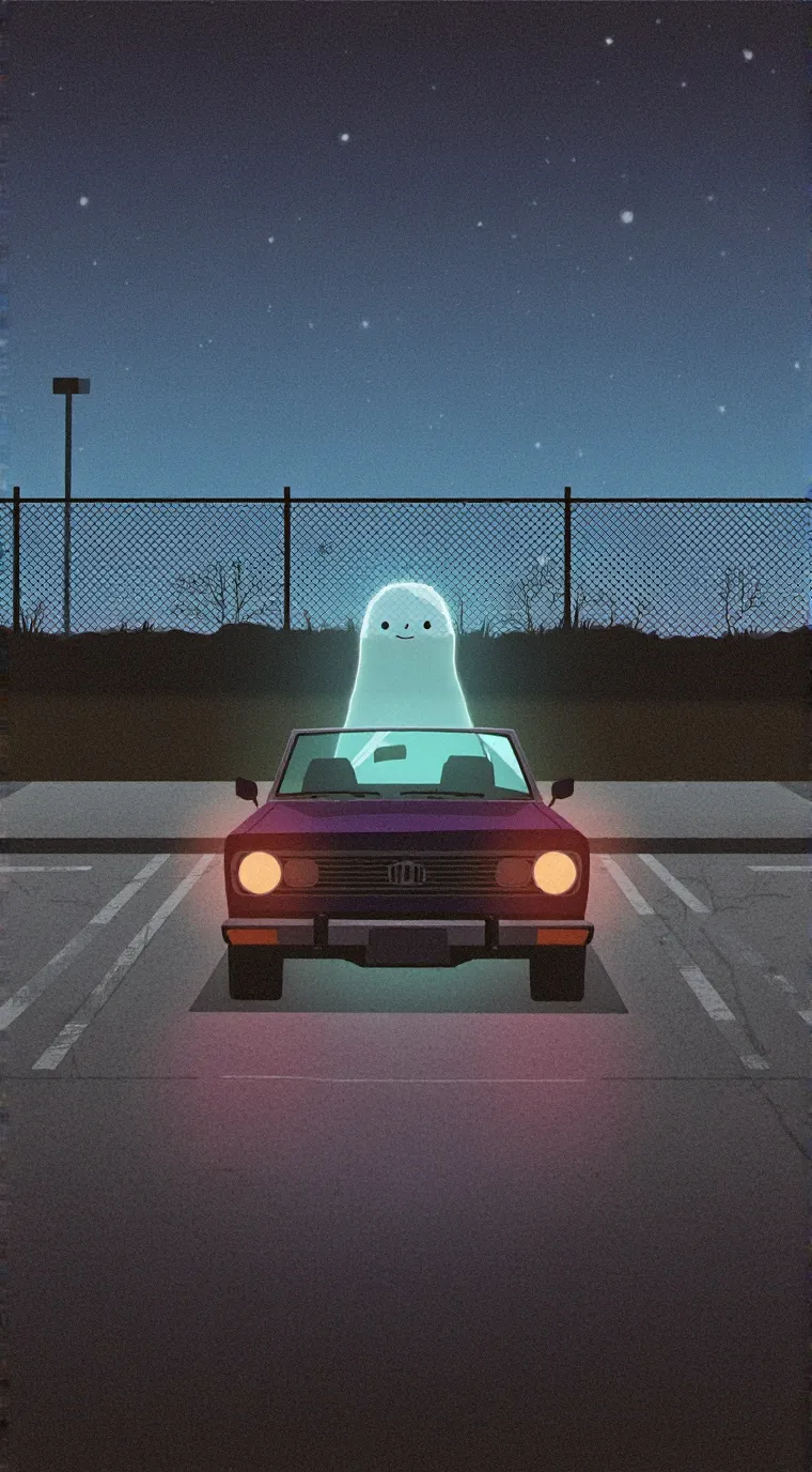 ai character: Ghostly Guest  background