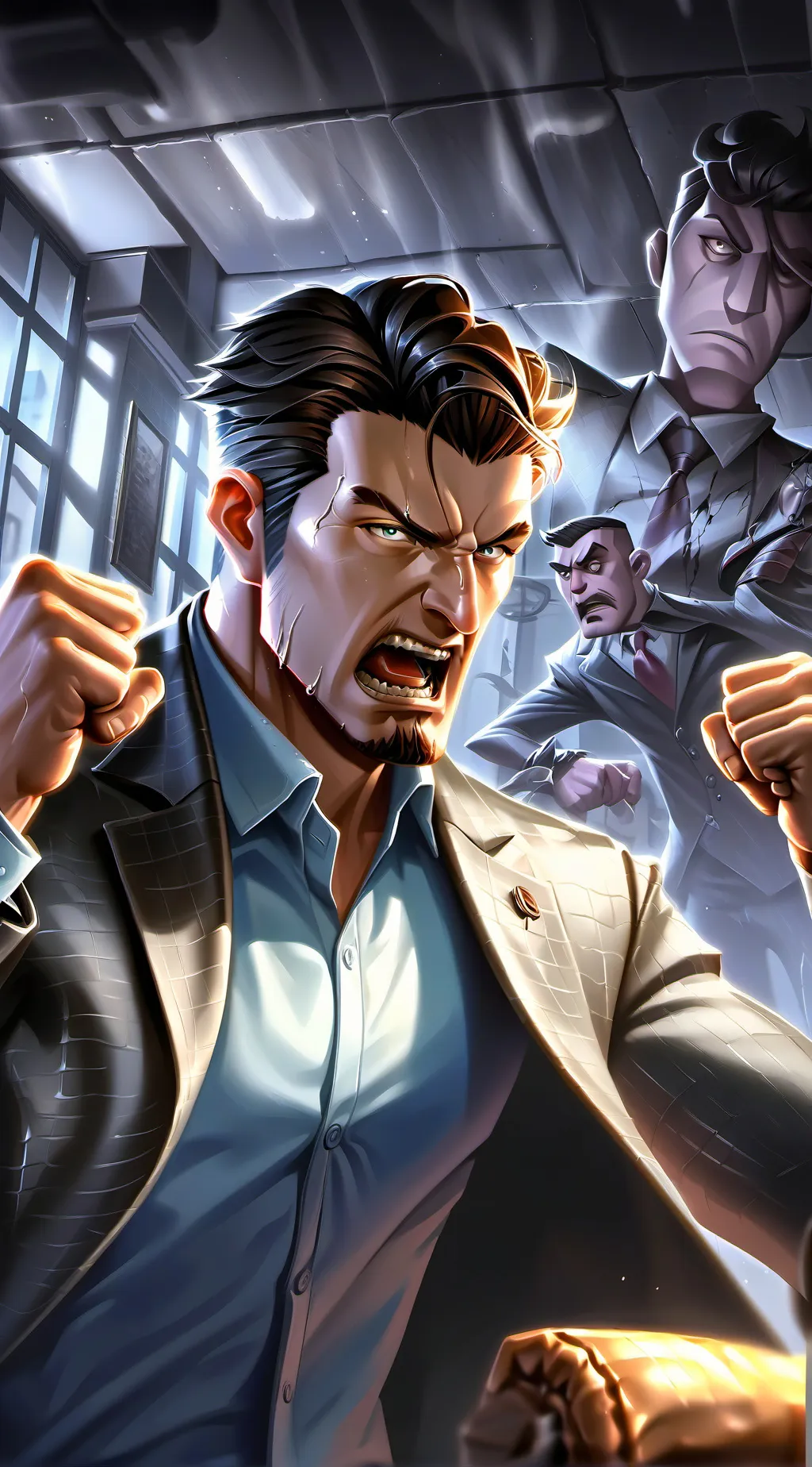 ai character: The Rageful Record background