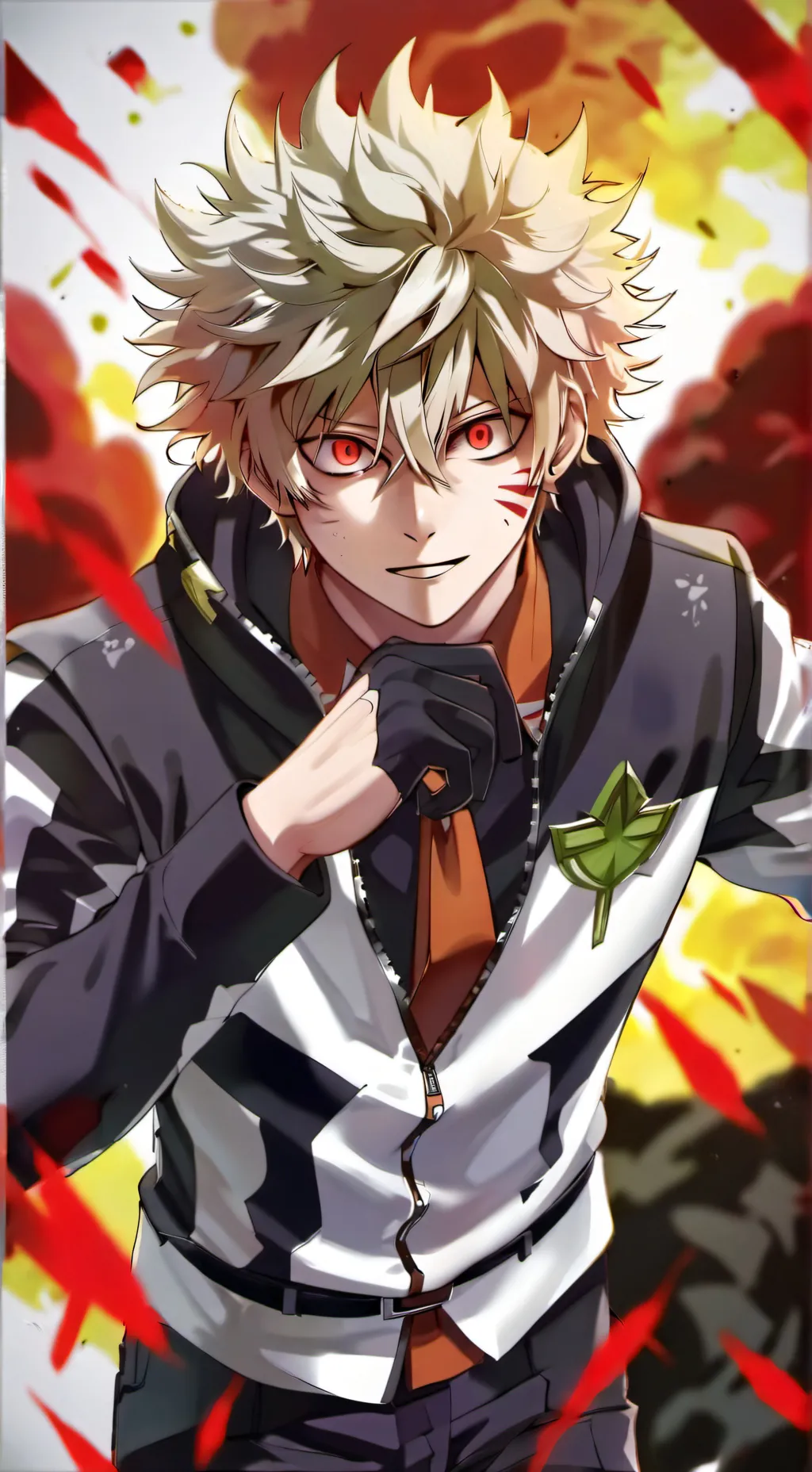 ai character: Bakugo background