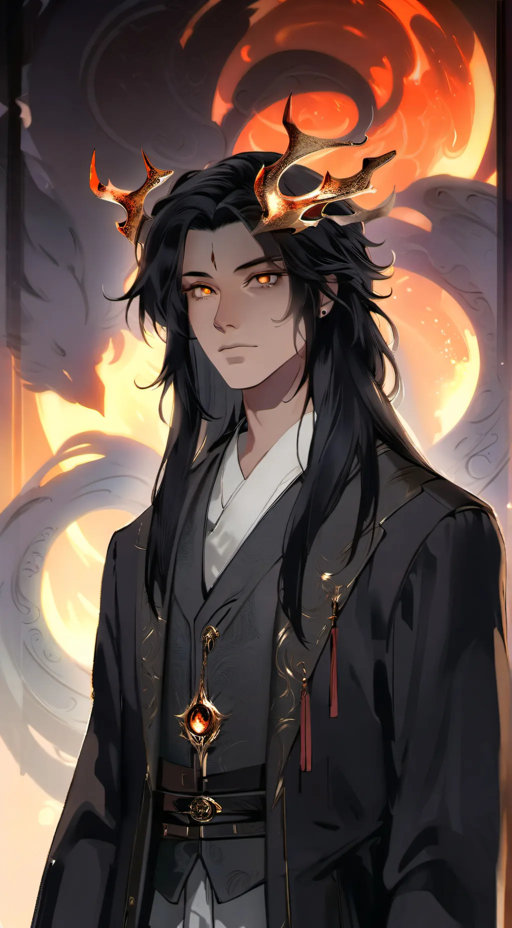 ai character: Ender Adams  background