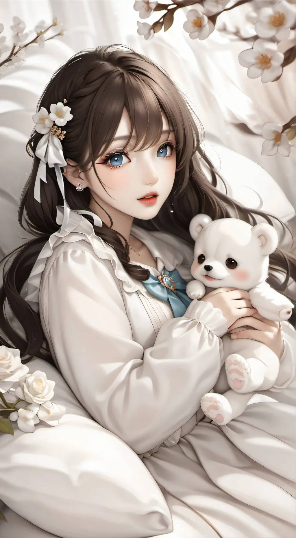 ai character: Liz  background