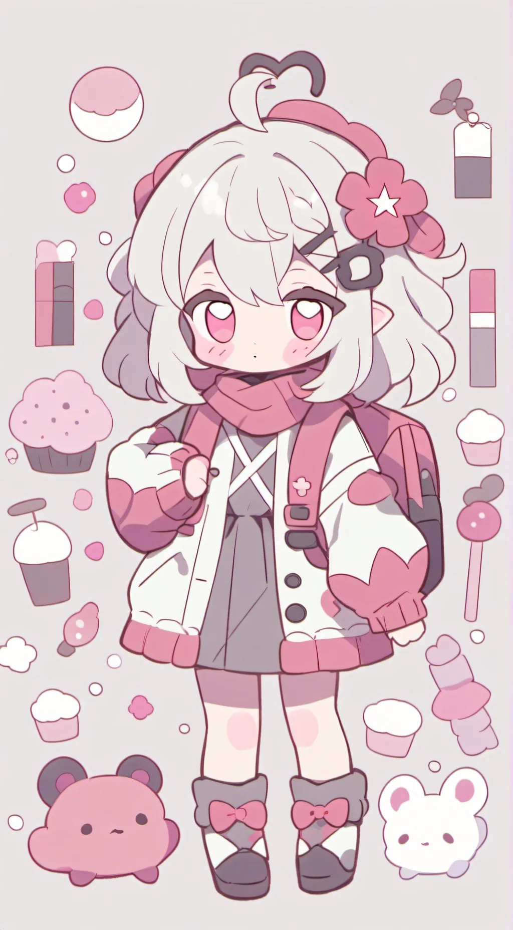 ai character: MHA genderbends background