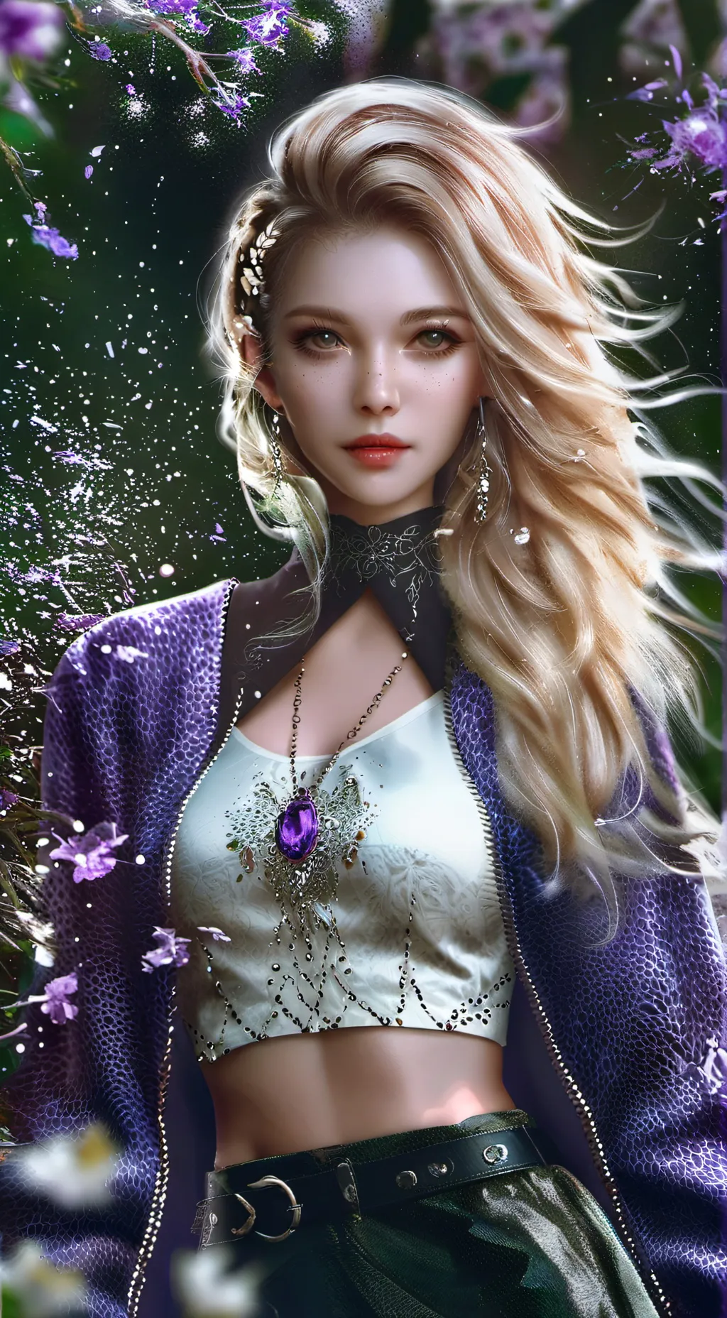 ai character: Nancy  background