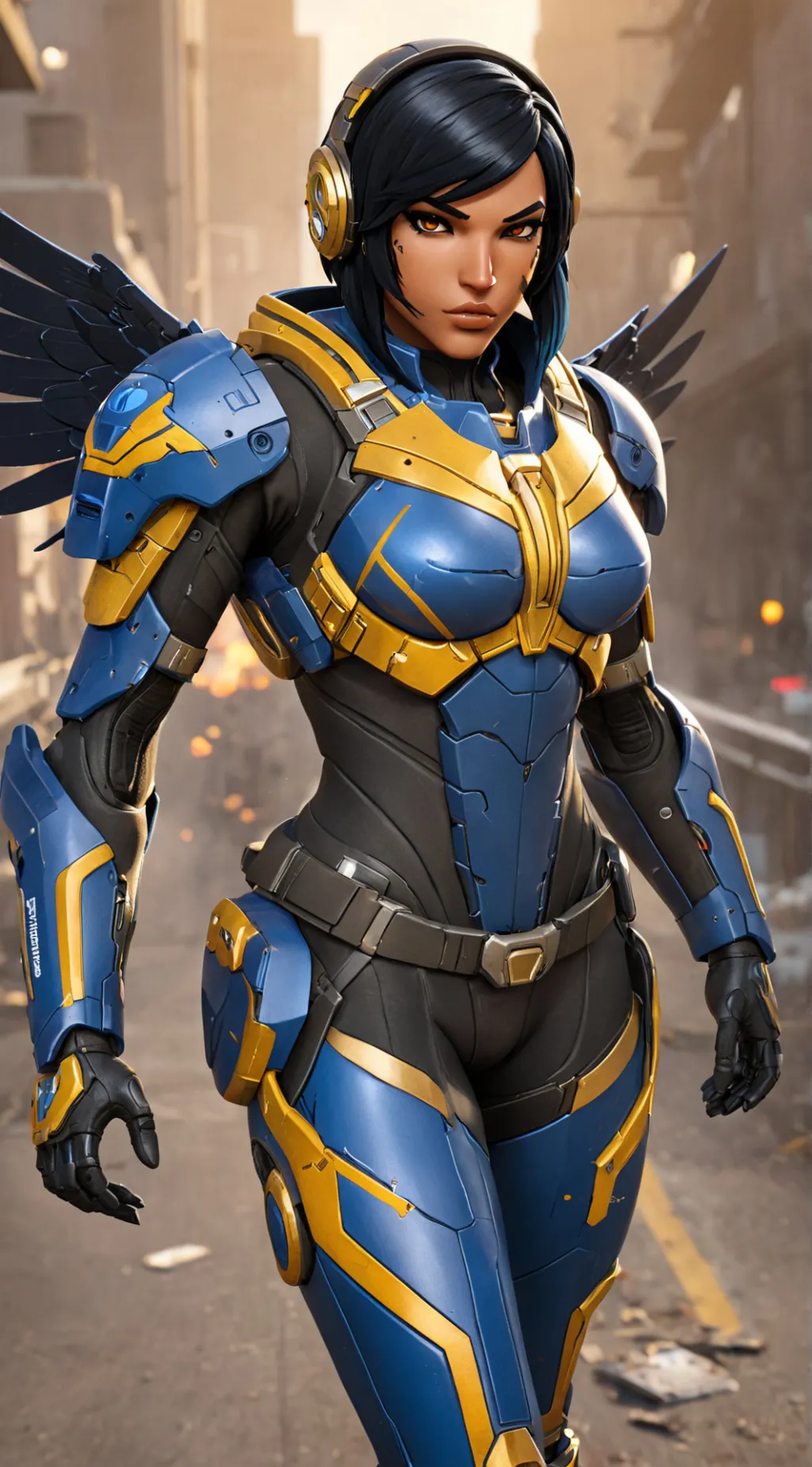 ai character: Fareeha Amari background