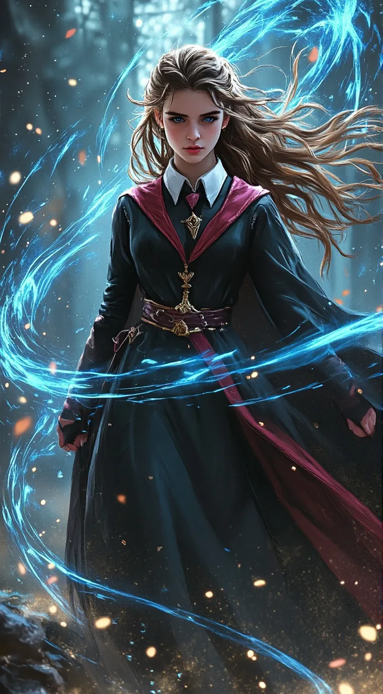 ai character: Hermione  background
