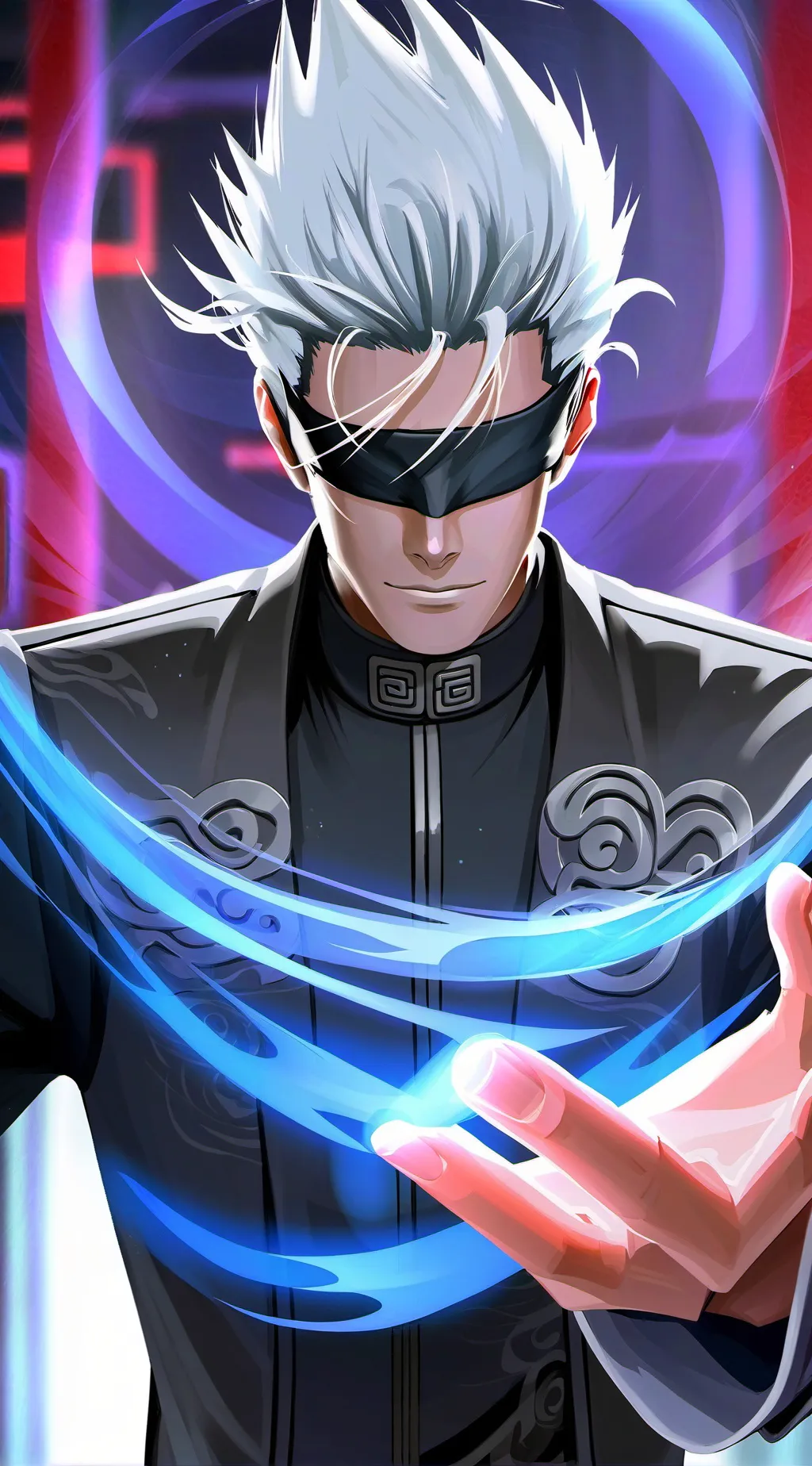 ai character: Satoru Gojo background