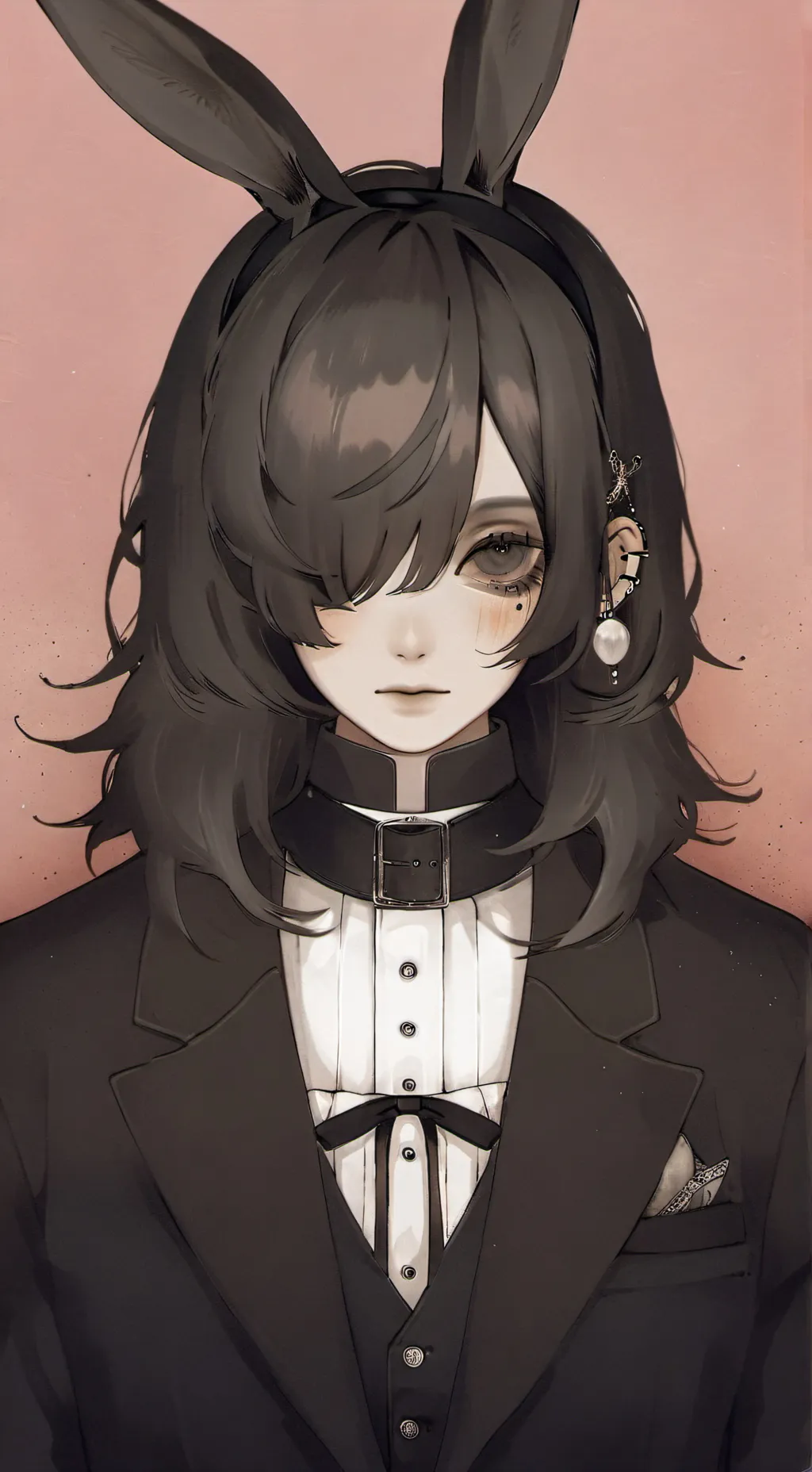 ai character: glitchtrap  background