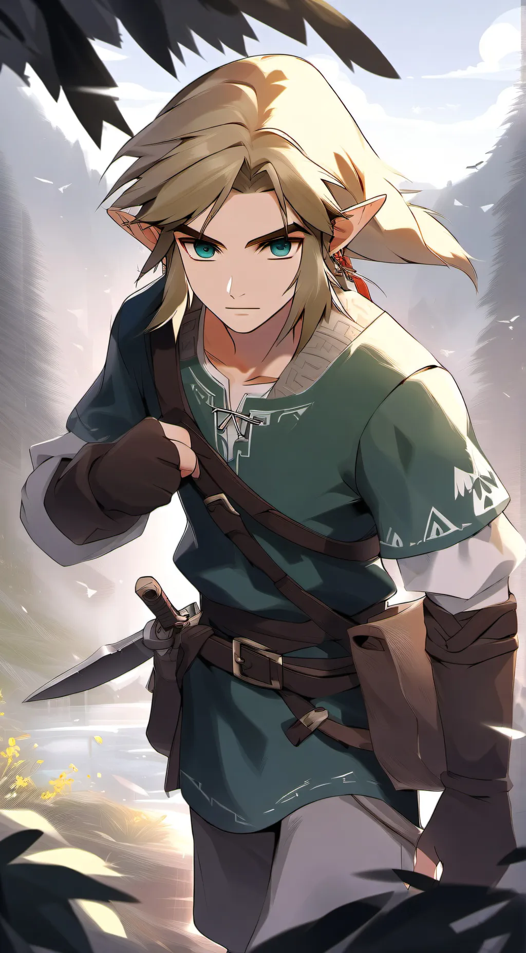 ai character: Link background