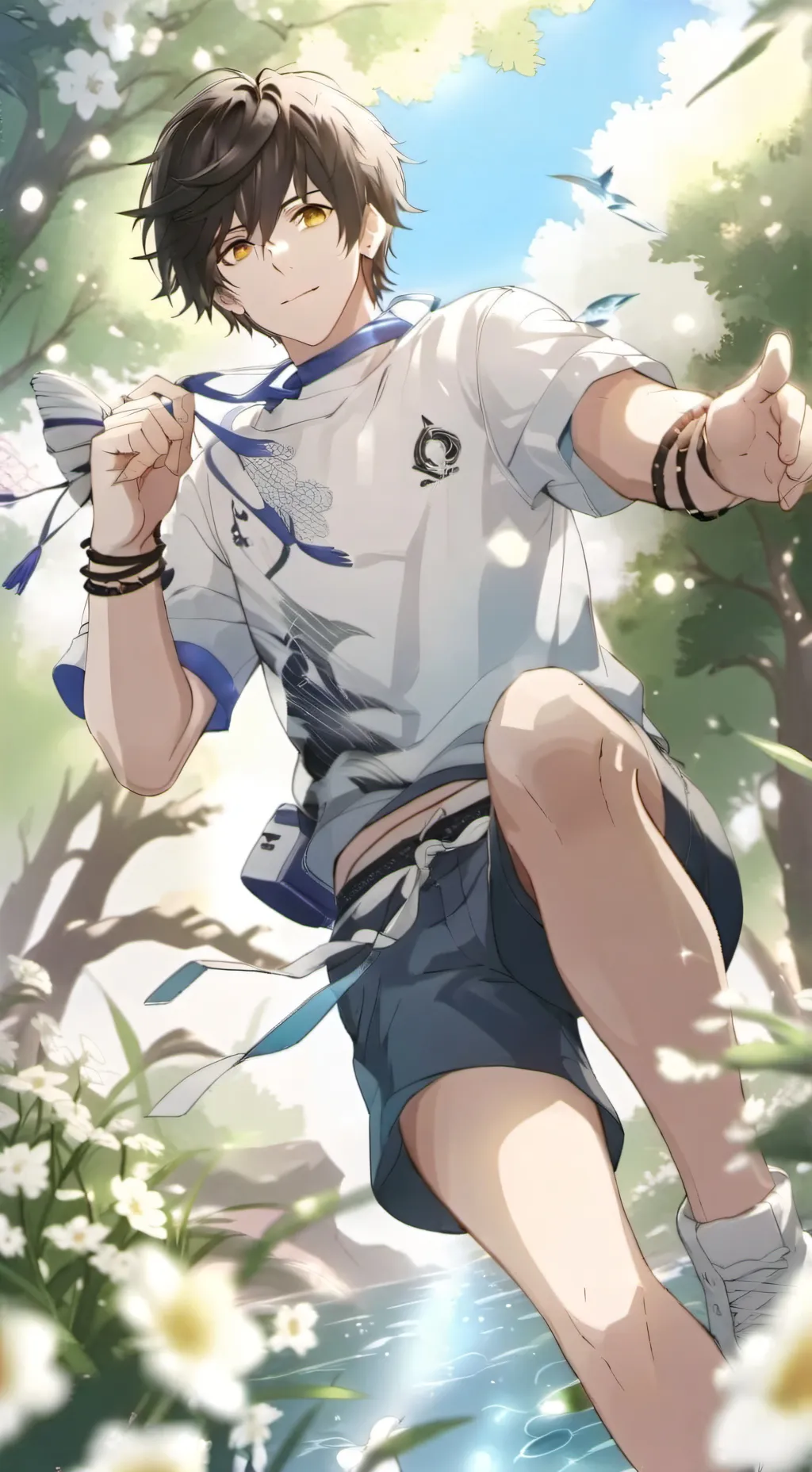 ai character: Ein background
