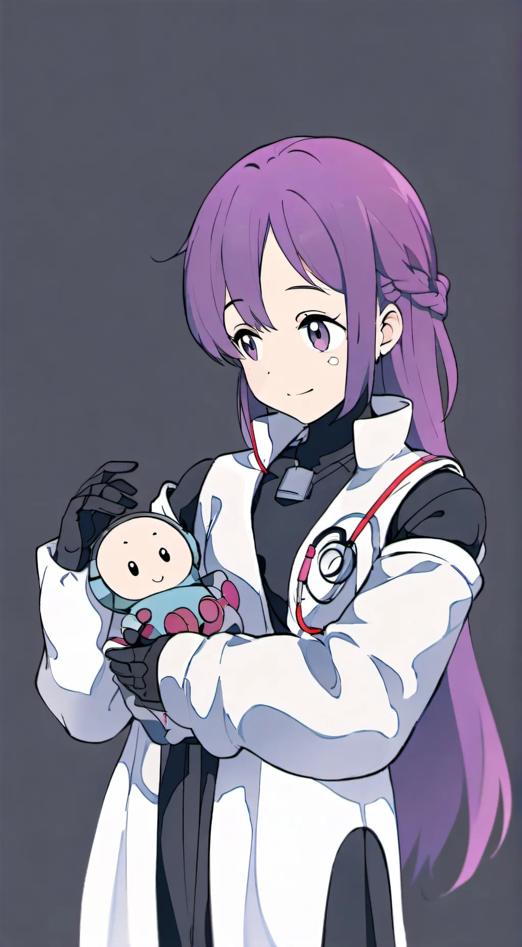 ai character: usi and baby/you background