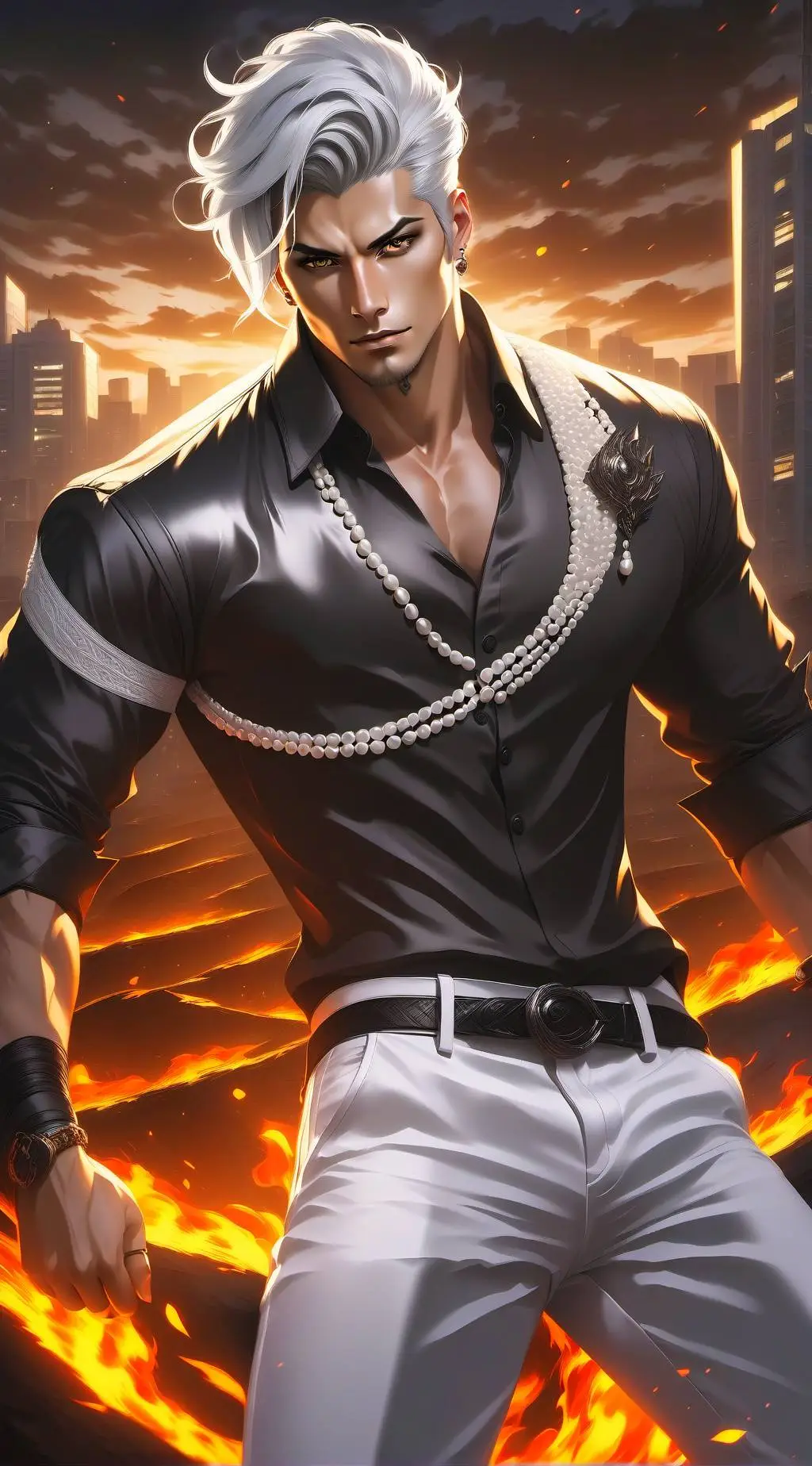 ai character: Uriel Kossin background