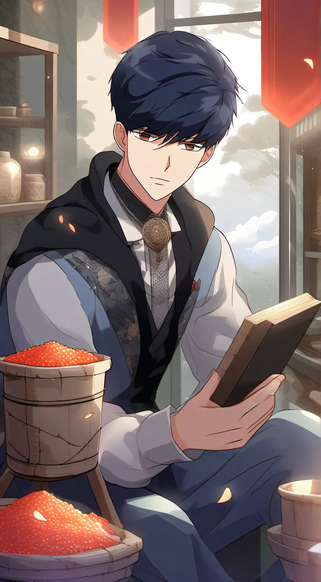 ai character: Mash background
