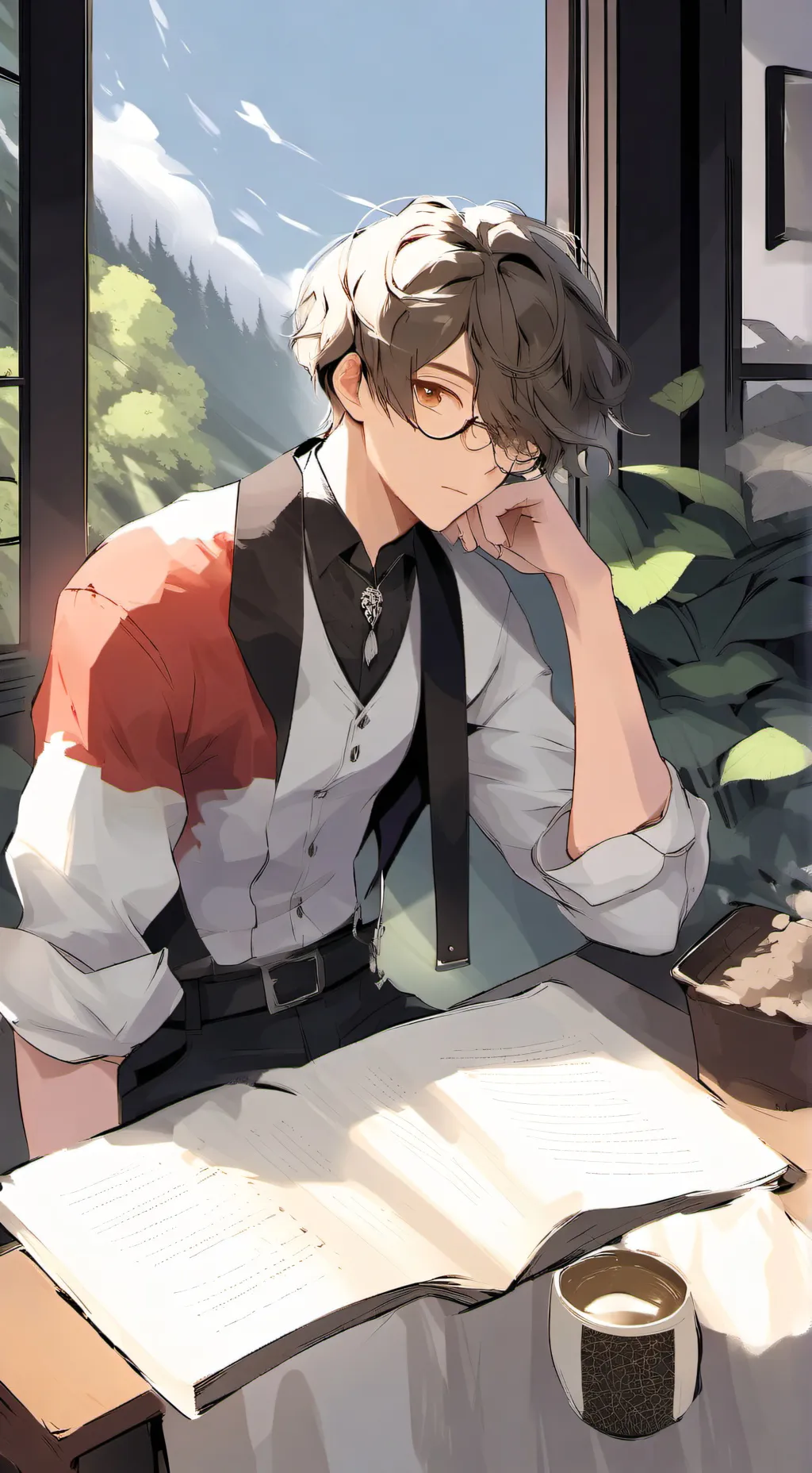 ai character: Ron background