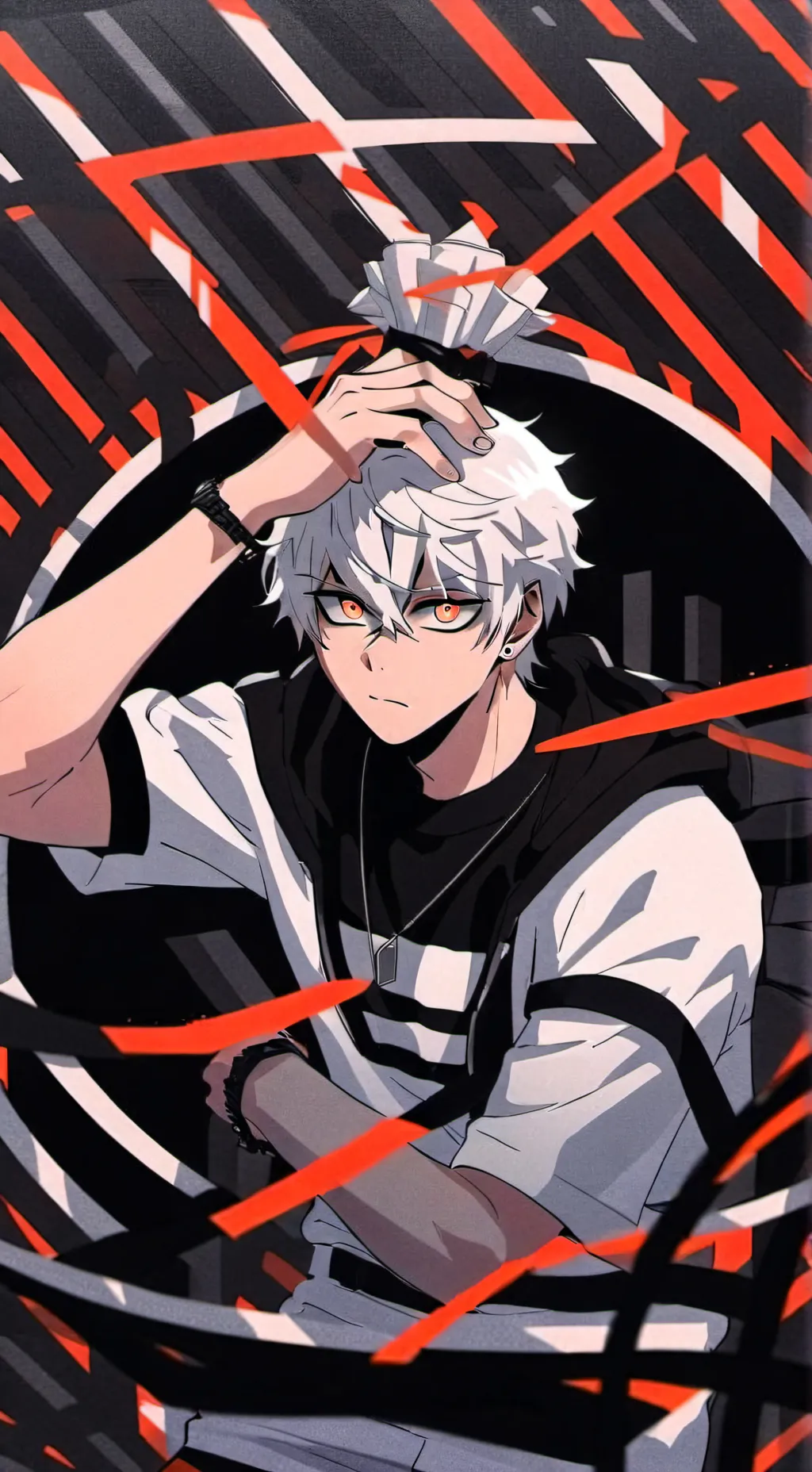 ai character: Bakugo  background