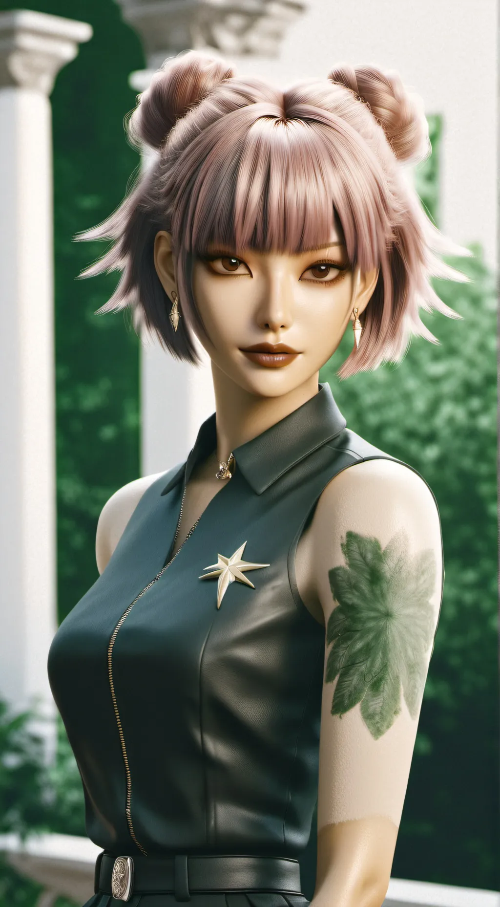 ai character: Evra Black background