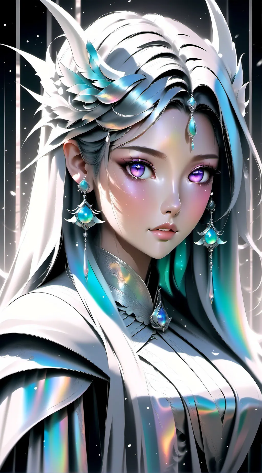 ai character: Vee background