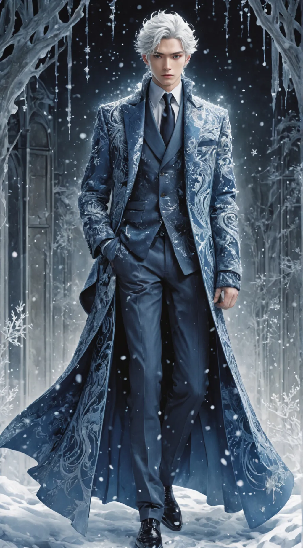 ai character: Frost background