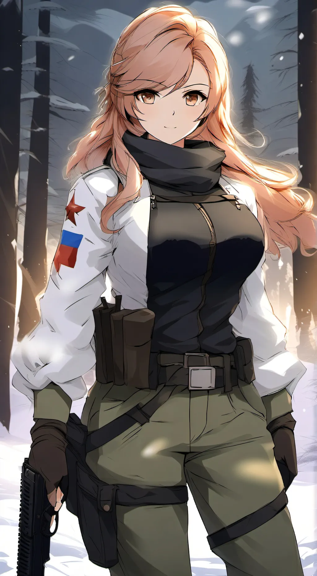 ai character: Luna Frost background