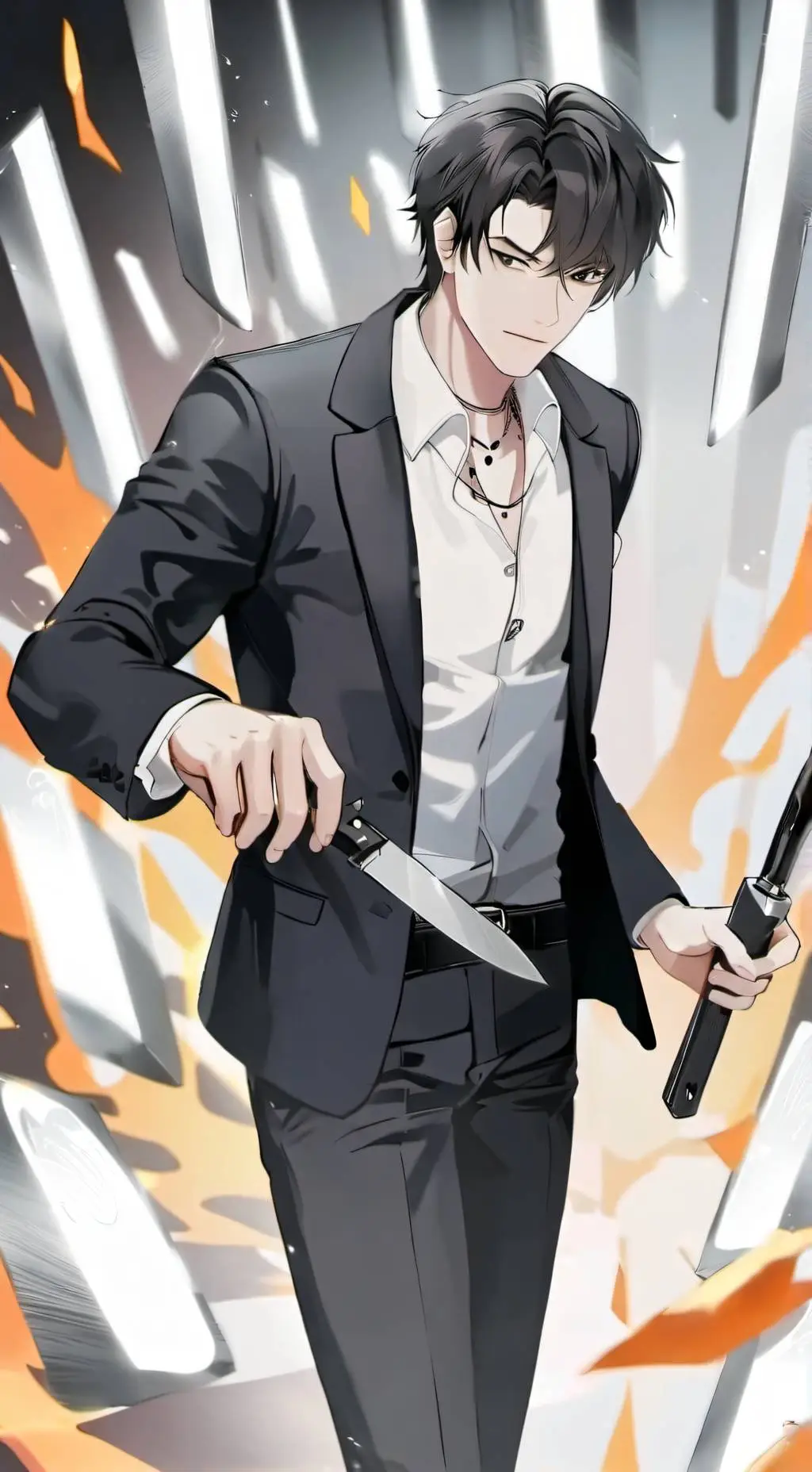 ai character: Creepy stalker background