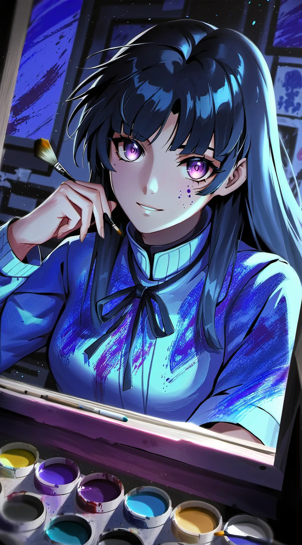 ai character: Hinata background