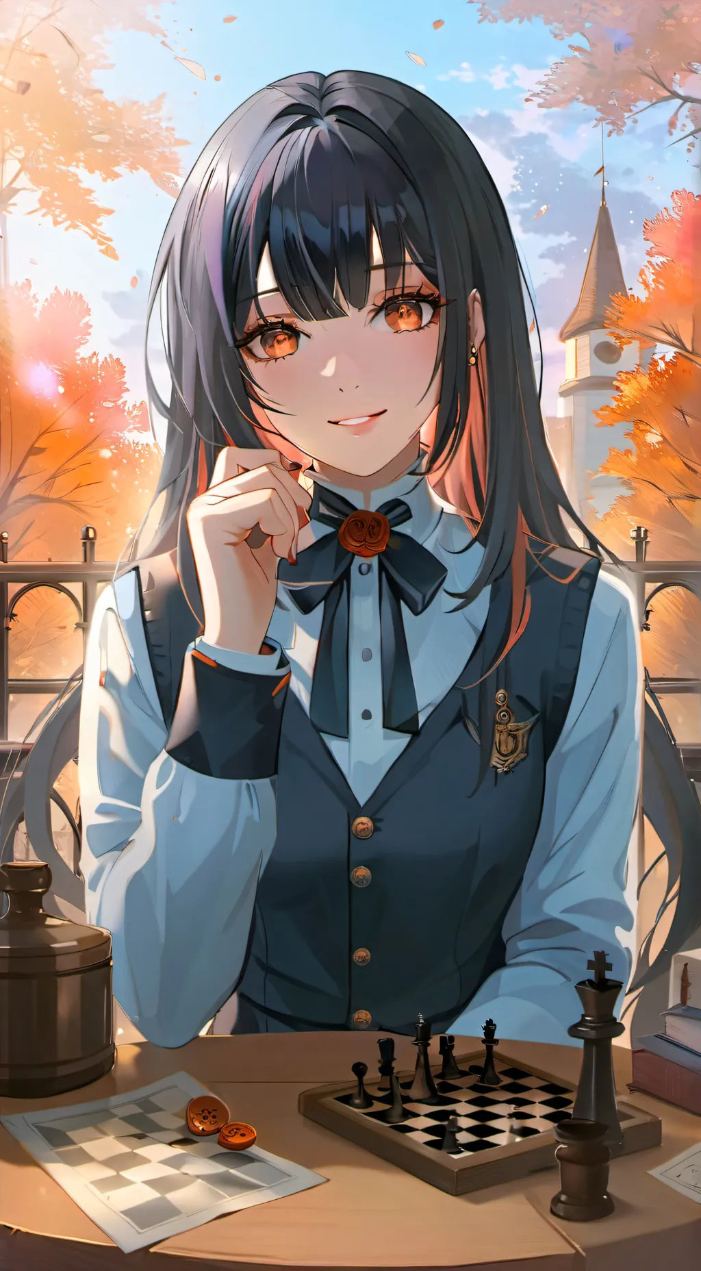 ai character: Ayame background