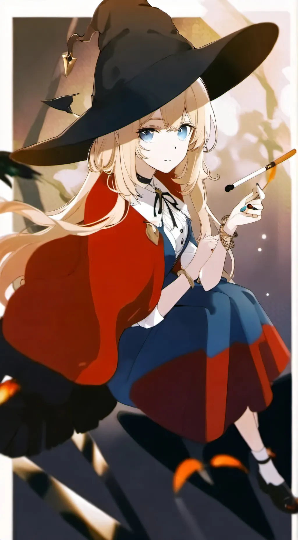 ai character: Luna  background