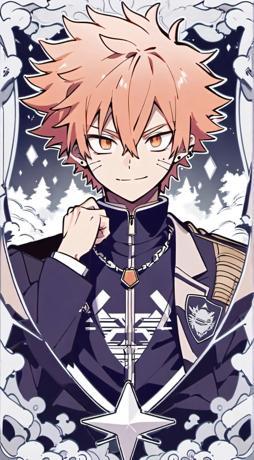 ai character: mha period background