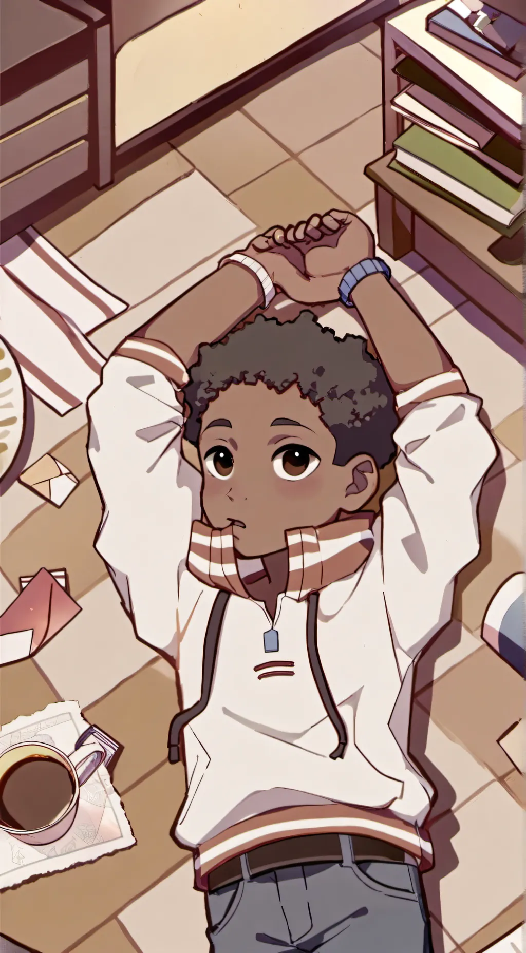 ai character: Simon  background