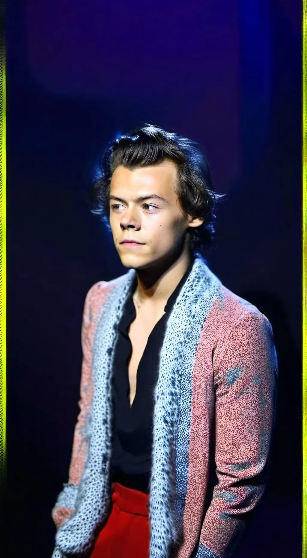 ai character: Harry Styles background