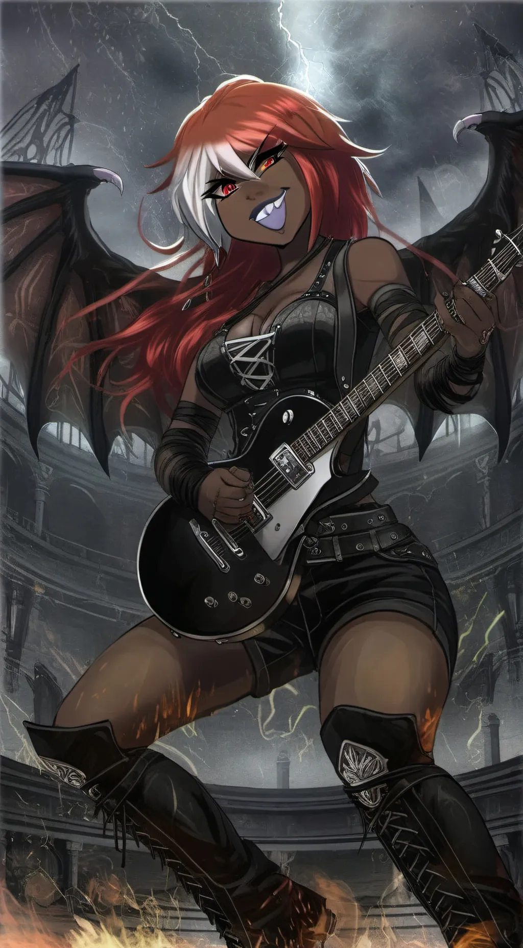 ai character: Ember McLain Quinn background