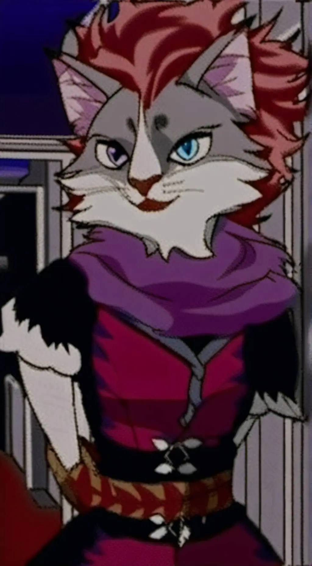 ai character: Miss Kitty background