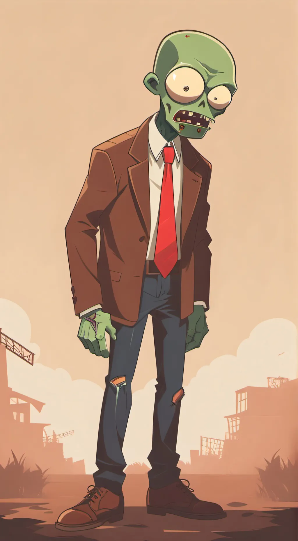 ai character: PlantsVsZombies background