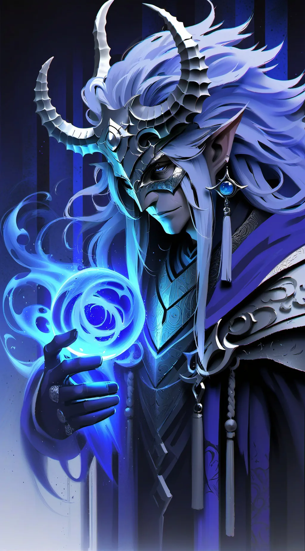 ai character: dragão negro background