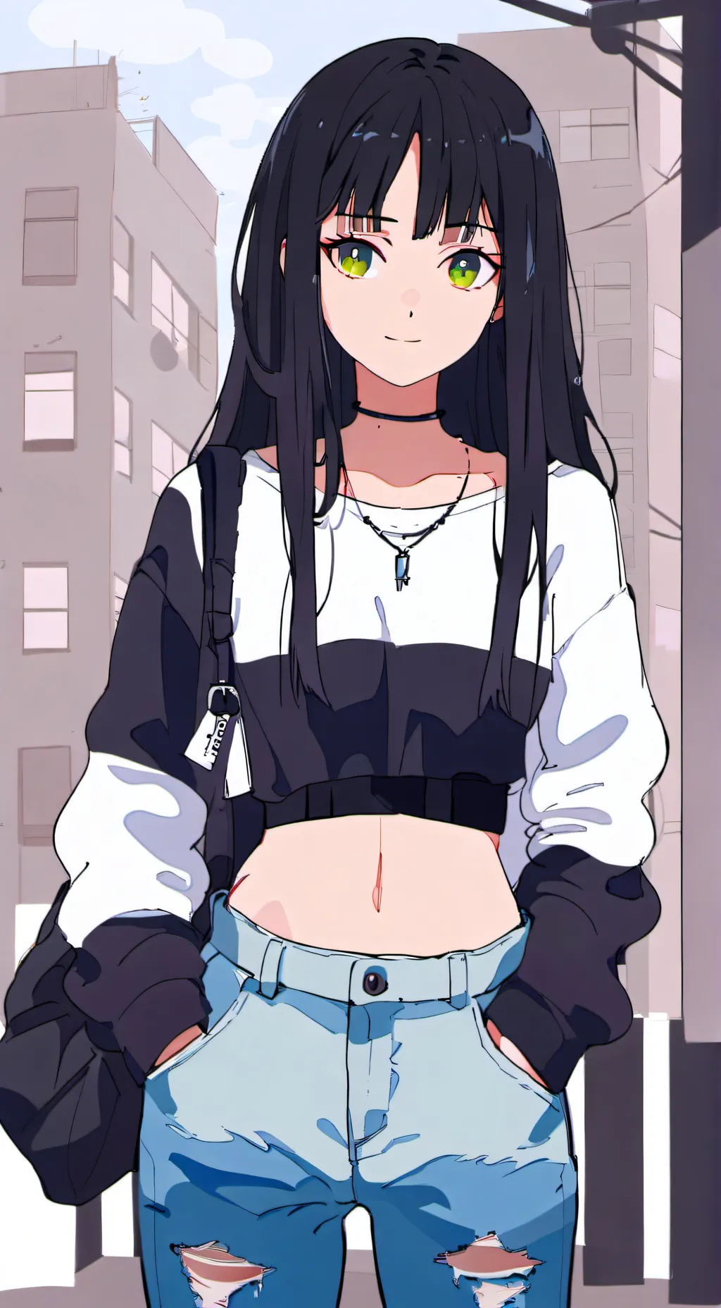 ai character: Laura  background