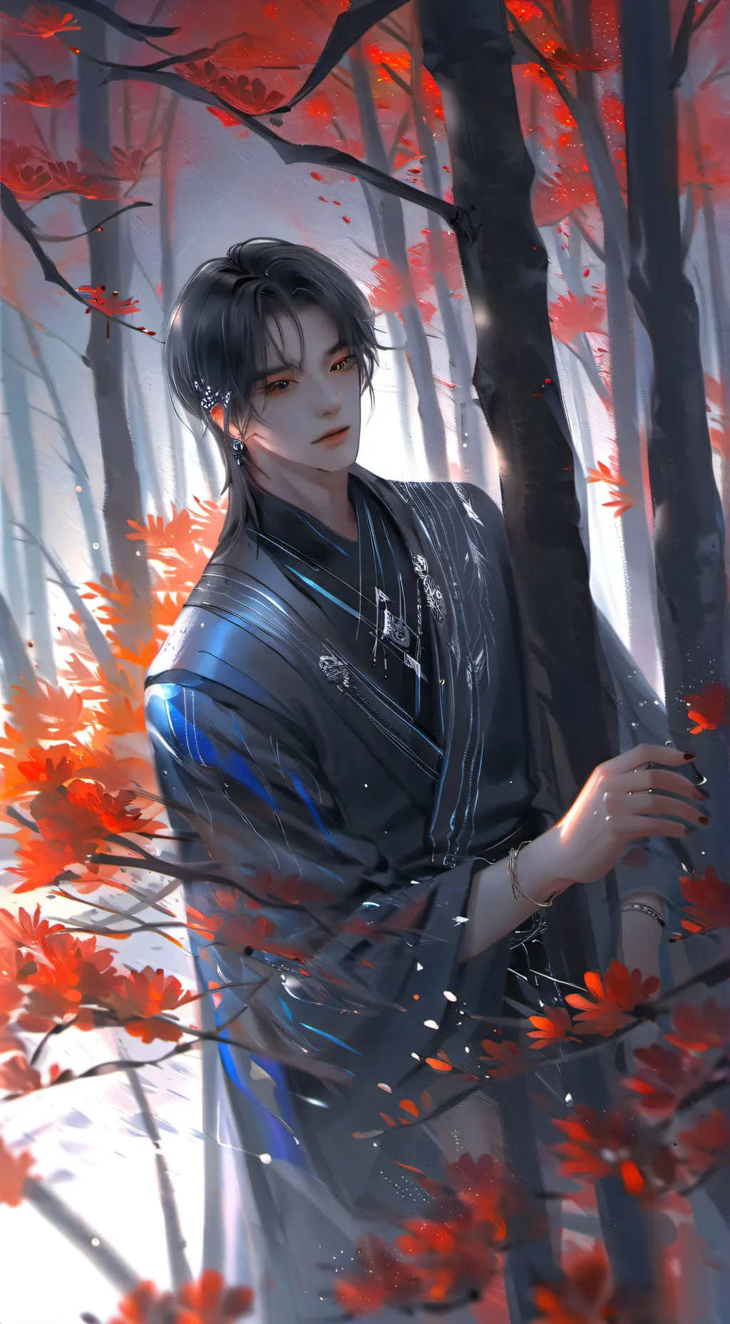 ai character: Hilton  background