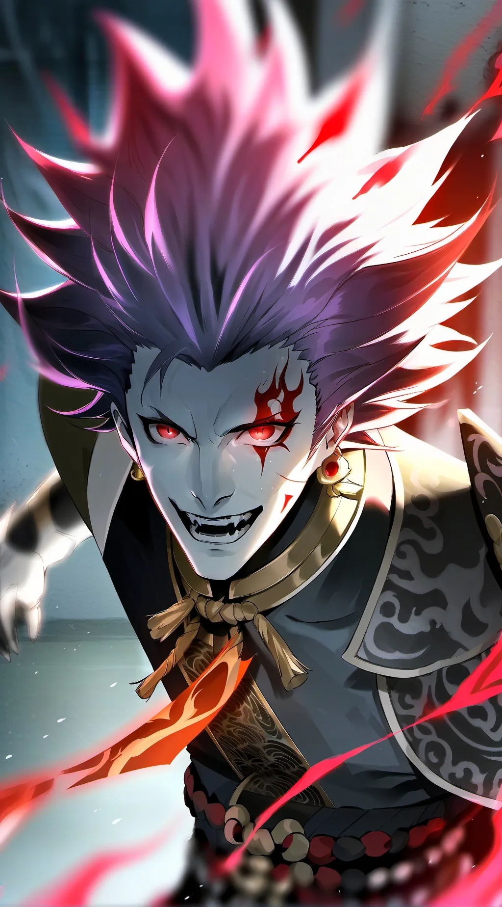 ai character: Ryomen Sukuna background