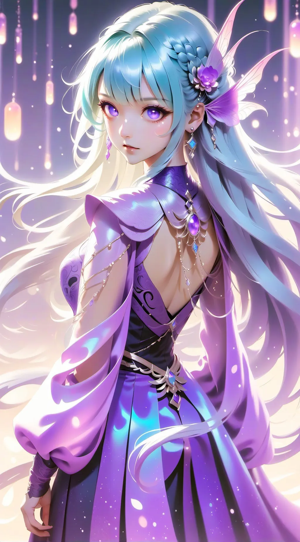 ai character: Stellar background