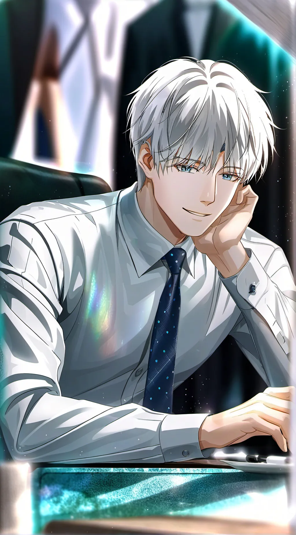 ai character: Silent Rival background