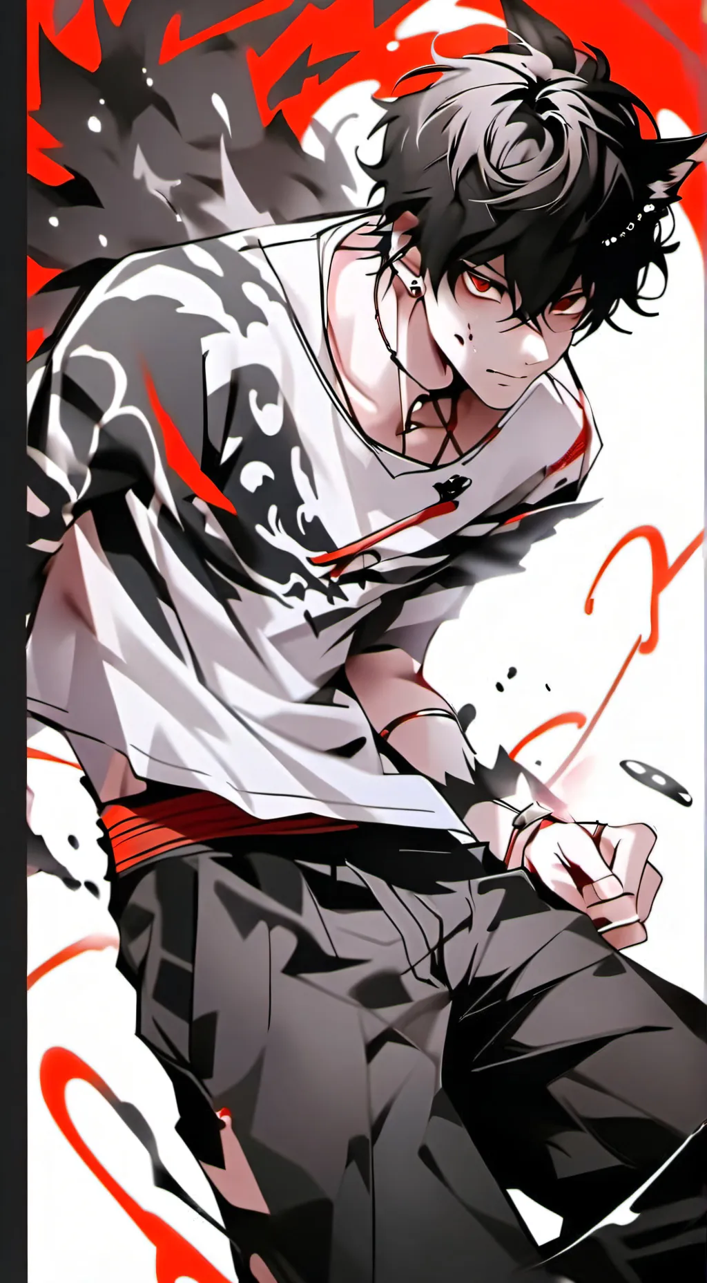 ai character: shadow  background