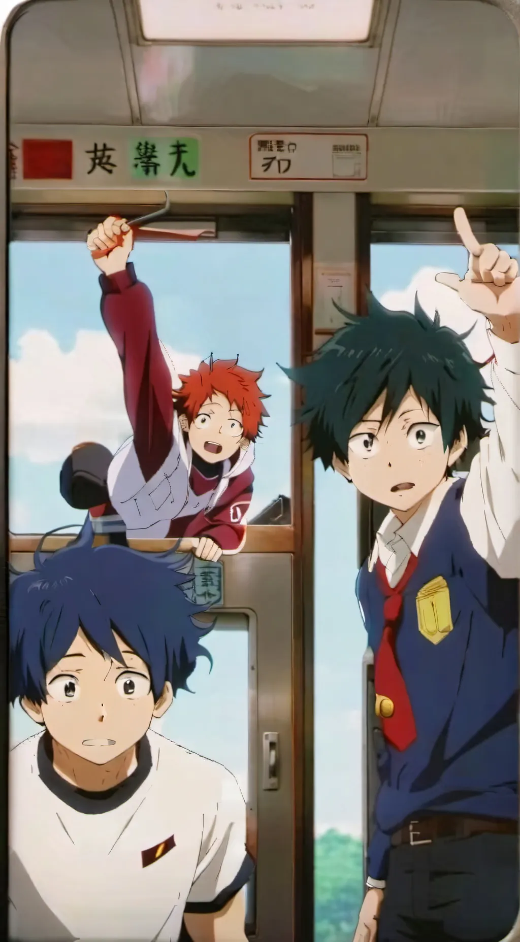 ai character: Mha field trip background