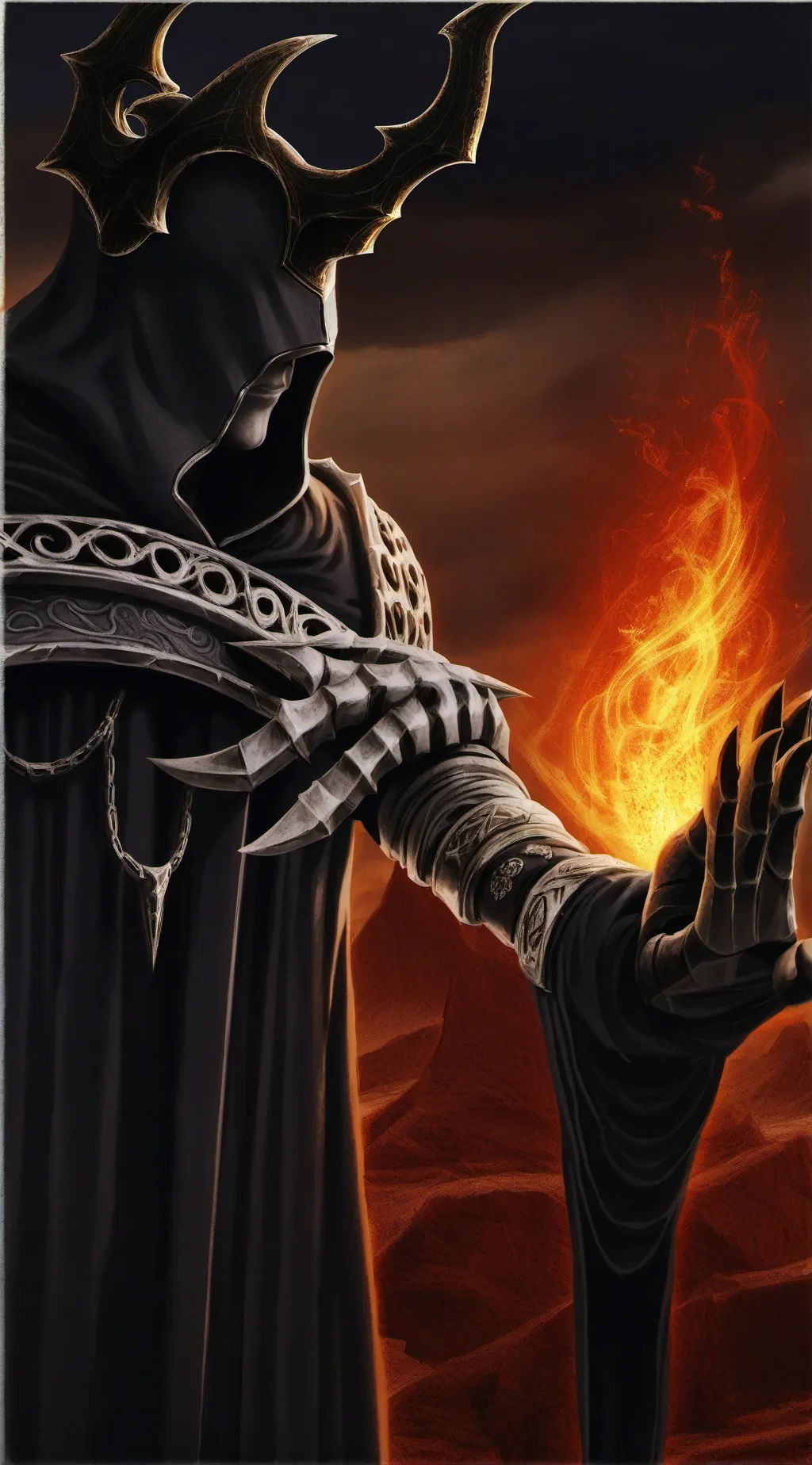 ai character: The God of war  background