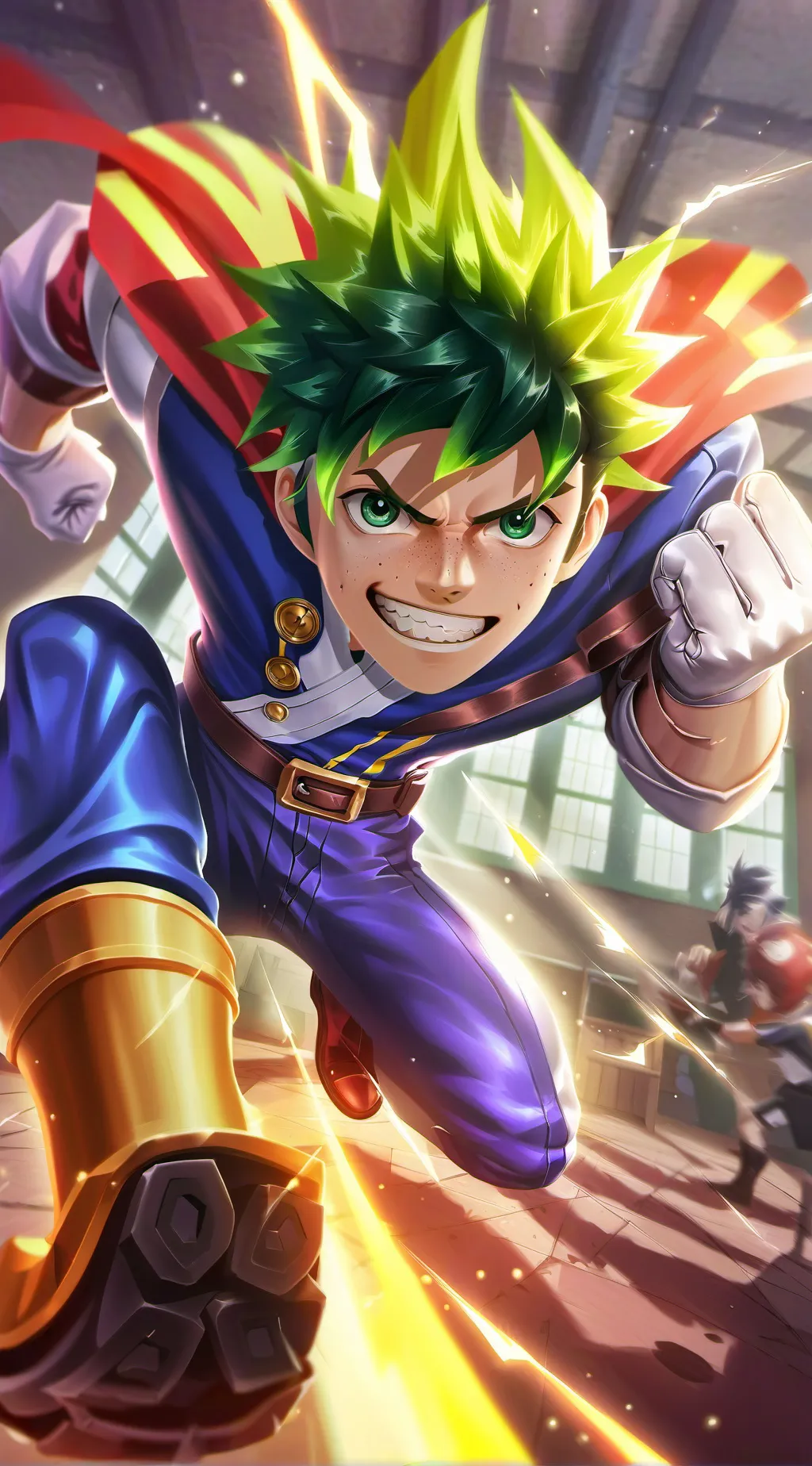 ai character: Izuku Midoriya (De background