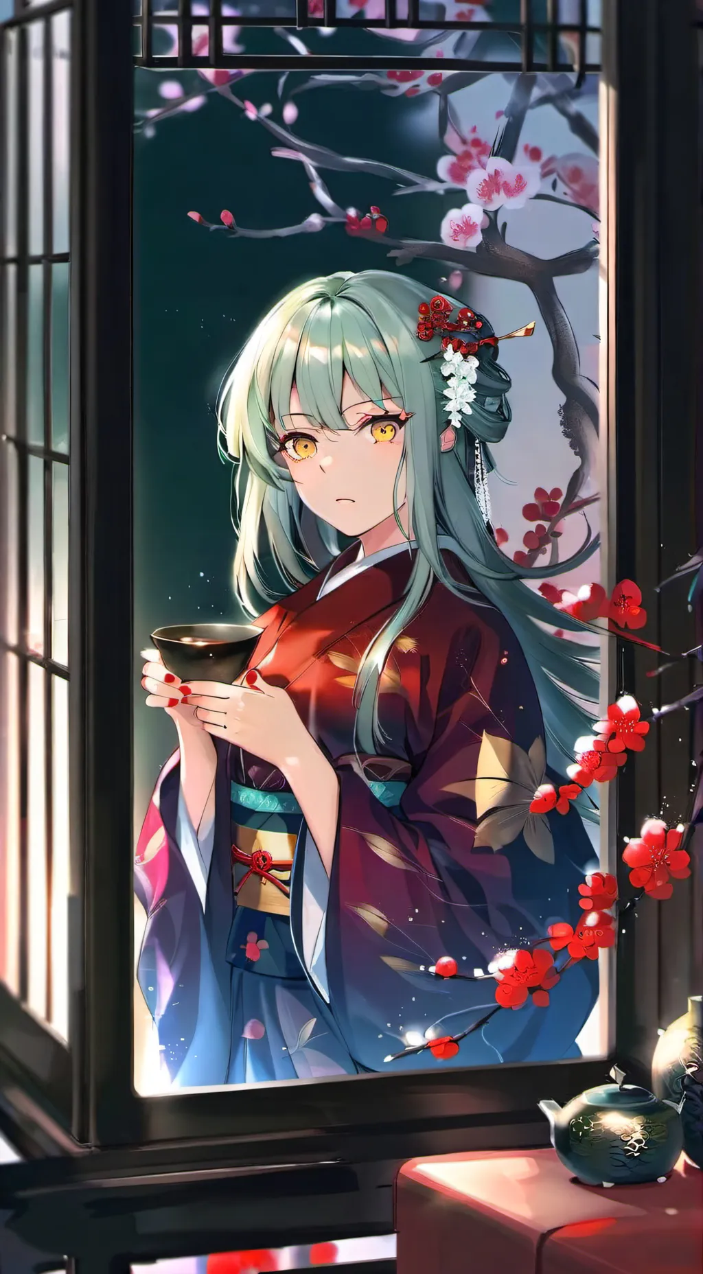 ai character: Himari background